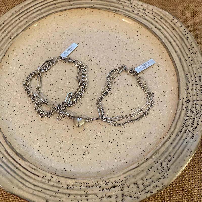 Women Pendant Man Bracelets Couple Friendship Bracelets