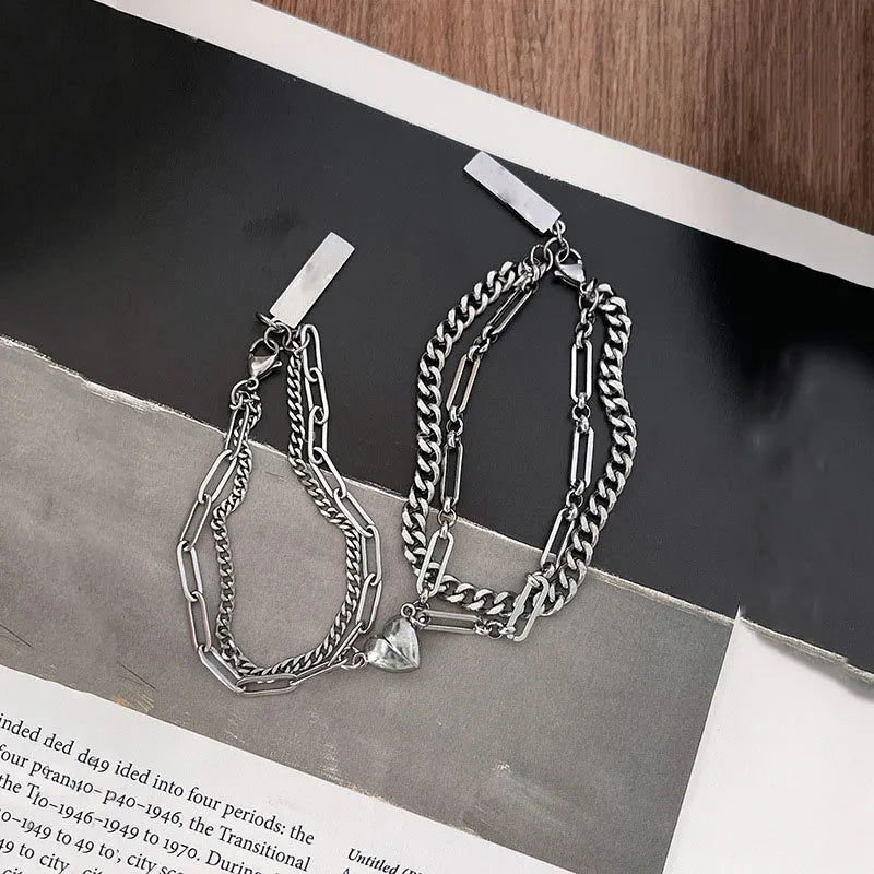 Women Pendant Man Bracelets Couple Friendship Bracelets