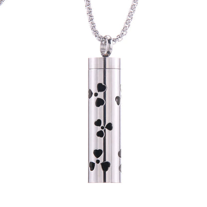 Aromatherapy Jewelry Necklaces Essential Oil Diffuser Necklace Stainless Steel Open Locket Aroma Scent Perfume Necklace