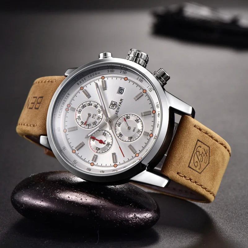 Sports Watch Waterproof Casual Fashion Quartz Watch Business Watch Luminous Calendar Men'