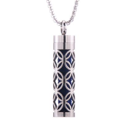 Aromatherapy Jewelry Necklaces Essential Oil Diffuser Necklace Stainless Steel Open Locket Aroma Scent Perfume Necklace