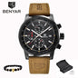 Sports Watch Waterproof Casual Fashion Quartz Watch Business Watch Luminous Calendar Men'