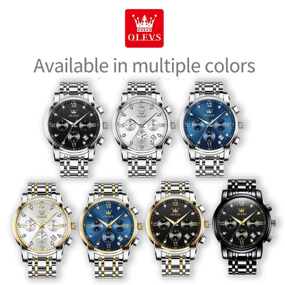 Men Stainless Steel Men Watch Dress Waterproof Watch