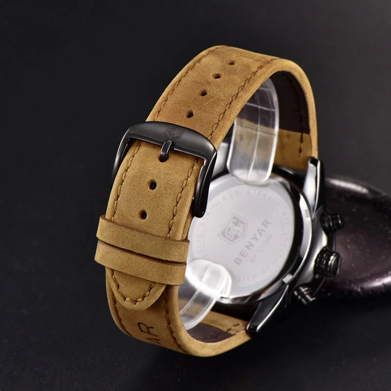 Sports Watch Waterproof Casual Fashion Quartz Watch Business Watch Luminous Calendar Men'