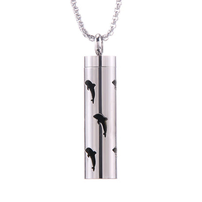 Aromatherapy Jewelry Necklaces Essential Oil Diffuser Necklace Stainless Steel Open Locket Aroma Scent Perfume Necklace