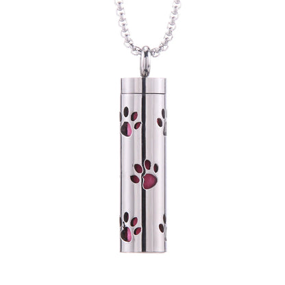 Aromatherapy Jewelry Necklaces Essential Oil Diffuser Necklace Stainless Steel Open Locket Aroma Scent Perfume Necklace