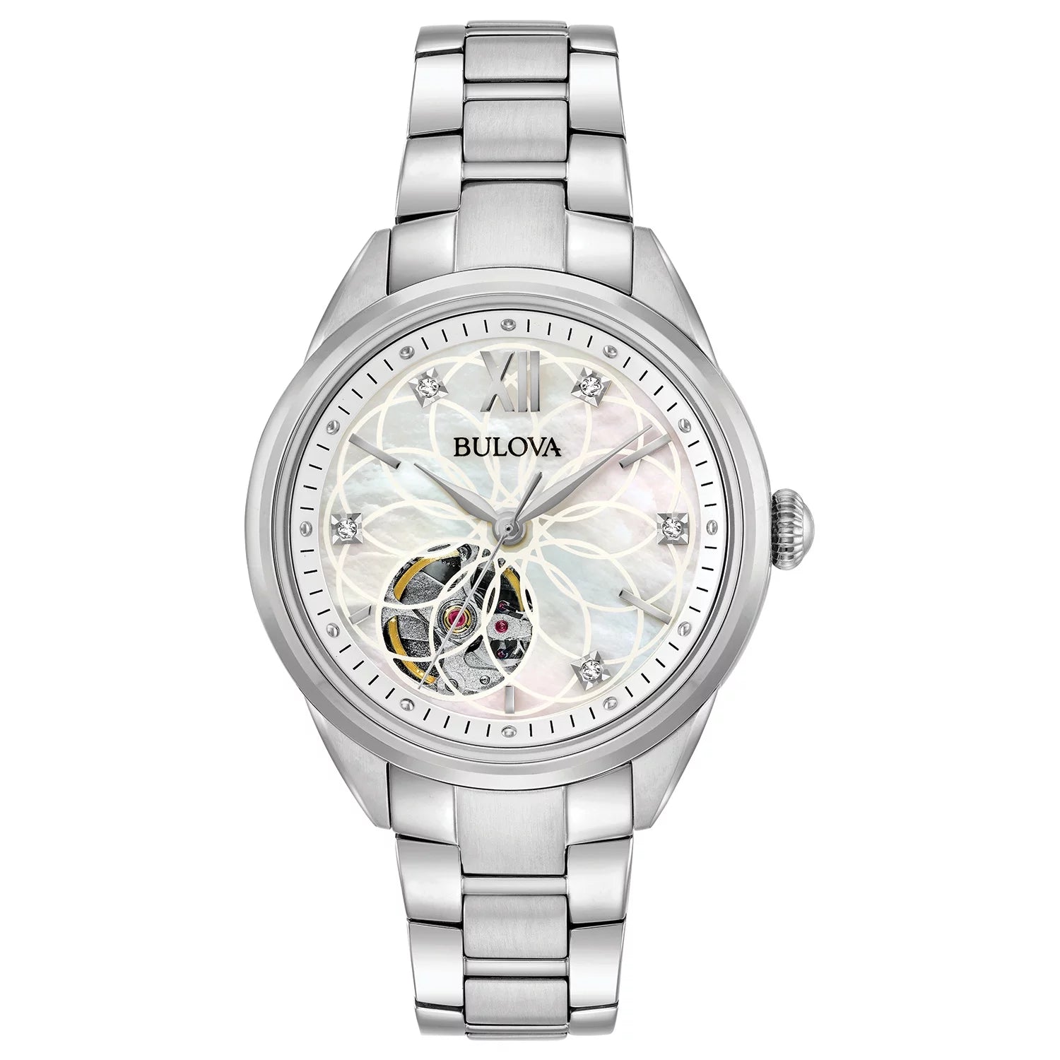 Pearl Stainless Steel Analog Watch 96P181