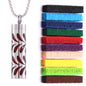 Aromatherapy Jewelry Necklaces Essential Oil Diffuser Necklace Stainless Steel Open Locket Aroma Scent Perfume Necklace