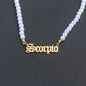 12 Zodiac Pearl Necklace