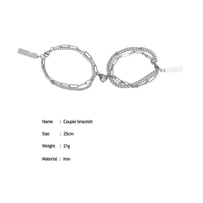 Women Pendant Man Bracelets Couple Friendship Bracelets