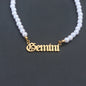 12 Zodiac Pearl Necklace