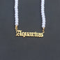 12 Zodiac Pearl Necklace