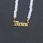 12 Zodiac Pearl Necklace