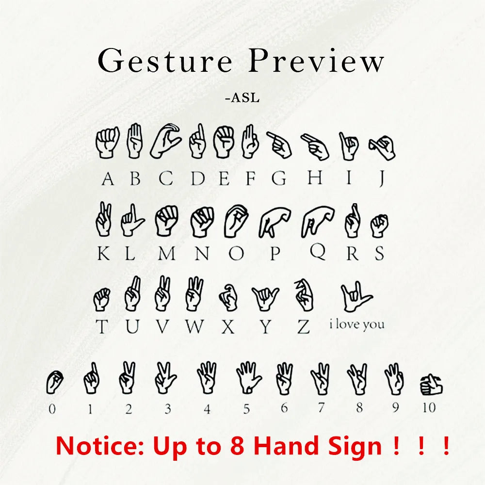 Custom Sign Language necklace