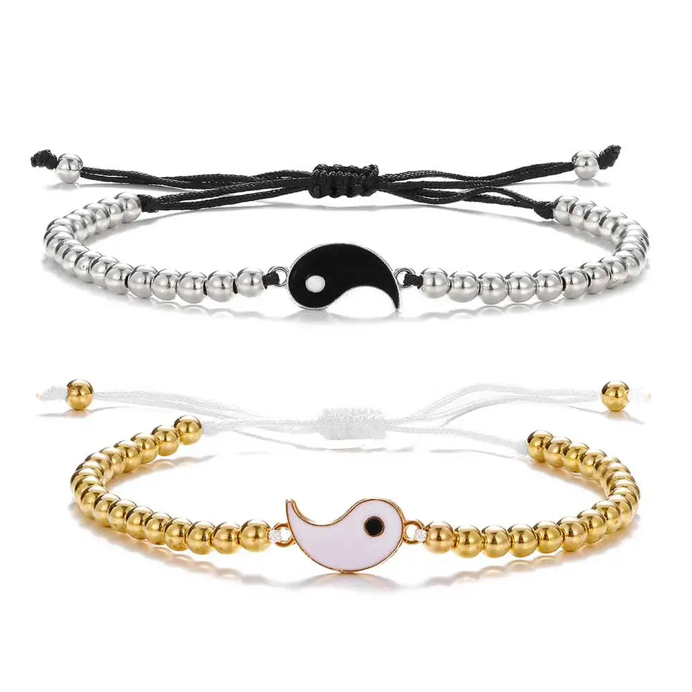 Yin Yang Couple Bracelets