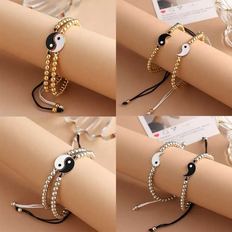 Yin Yang Couple Bracelets