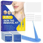 Skin Tag Removal Kit Skin Mole Wart Remover Micro Band Skin Tag Removal Kit Tag Treatment Tools Set with Cleansing Swabs Facial