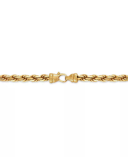2-Pc. Set 22" Rope Link Chain Necklace & Matching Bracelet, Created for Macy'S